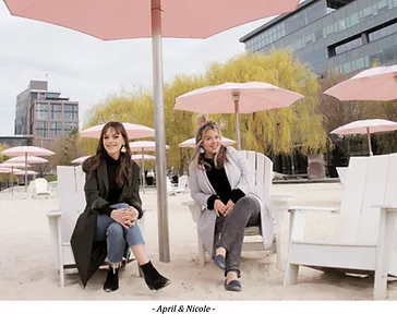 Nicole and April Hughes, co-founders of Sunhouse Babysitting Agency